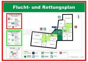 Fluchtpläne / Rettungspläne erstellen Berlin Hannover